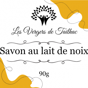 Savon au lait de noix